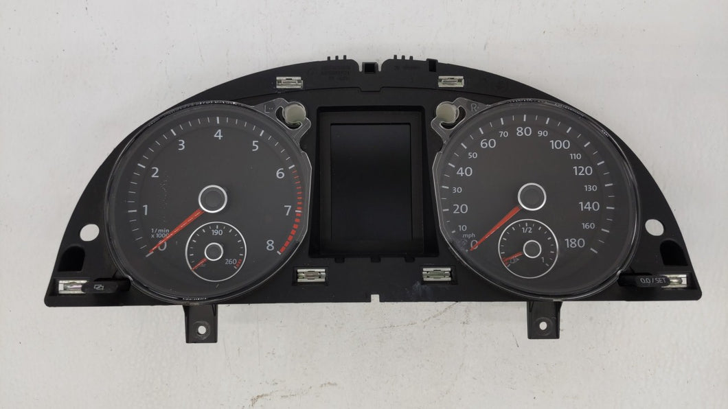 2010-2011 Volkswagen Cc Instrument Cluster Speedometer Gauges P/N:3C8 920 970 M 3C8920970M Fits 2010 2011 OEM Used Auto Parts