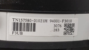 2017-2018 Hyundai Elantra Instrument Cluster Speedometer Gauges P/N:94001-F3011 94001-F3010 Fits 2017 2018 OEM Used Auto Parts - Oemusedautoparts1.com