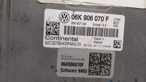 2014 Volkswagen Jetta PCM Engine Computer ECU ECM PCU OEM P/N:06K 907 425 Fits OEM Used Auto Parts - Oemusedautoparts1.com