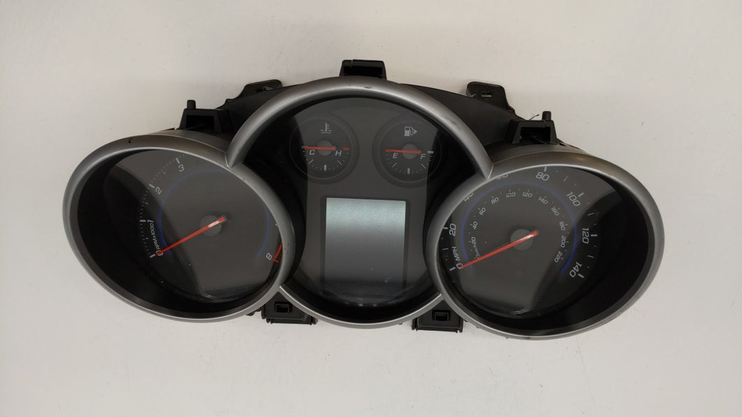 2013-2014 Chevrolet Cruze Instrument Cluster Speedometer Gauges P/N:95129378 Fits 2013 2014 OEM Used Auto Parts - Oemusedautoparts1.com