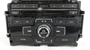 2013-2015 Honda Civic Radio AM FM Cd Player Receiver Replacement P/N:39100-TR3-A314-M1 39100-TS8-L314-M1 Fits 2013 2014 2015 OEM Used Auto Parts - Oemusedautoparts1.com