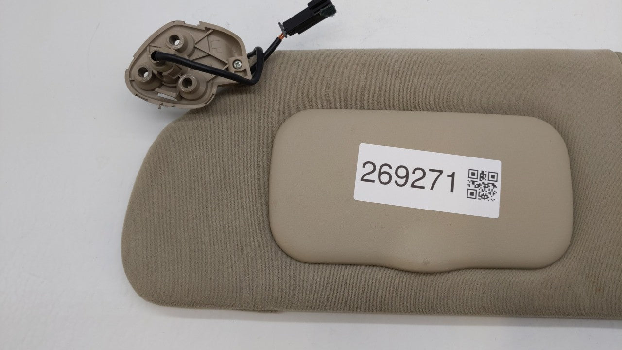 2006-2007 Cadillac Dts Driver Sun Visor Mirror Left Sunvisor Beige 269271 - Oemusedautoparts1.com