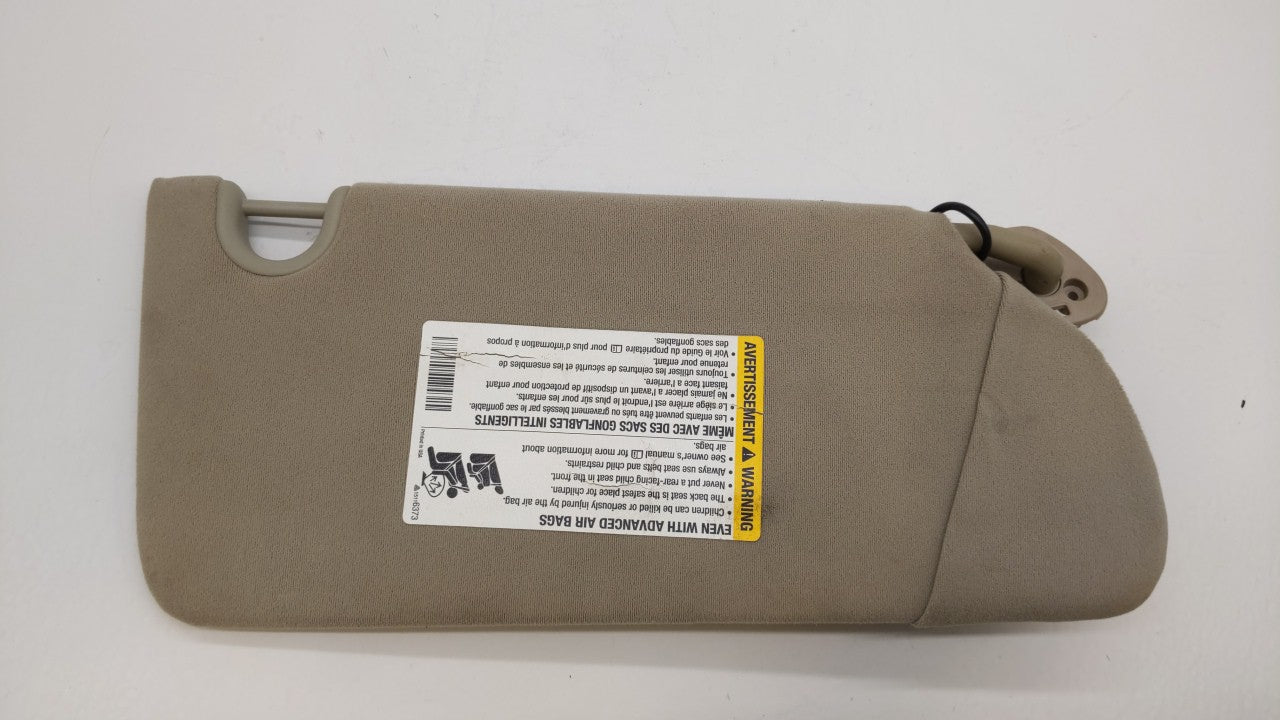2006-2007 Cadillac Dts Driver Sun Visor Mirror Left Sunvisor Beige 269271 - Oemusedautoparts1.com