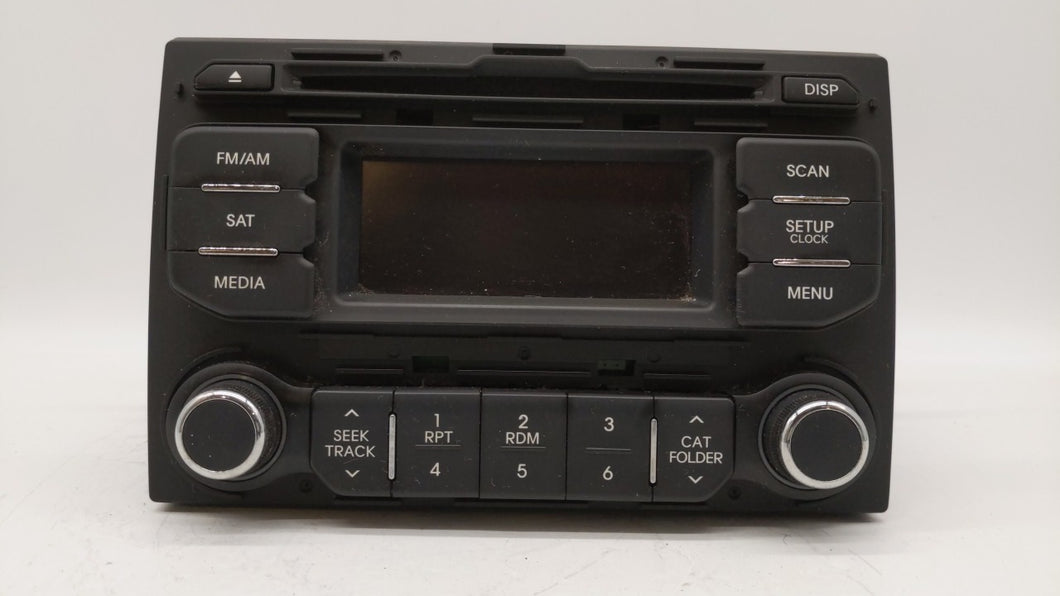 2012-2015 Kia Rio Radio AM FM Cd Player Receiver Replacement P/N:96170-1W950CA 96170-1W900CA Fits 2012 2013 2014 2015 OEM Used Auto Parts - Oemusedautoparts1.com