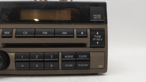 2005-2006 Nissan Altima Radio AM FM Cd Player Receiver Replacement P/N:28185 ZB10A 28185 ZB001 Fits 2005 2006 OEM Used Auto Parts - Oemusedautoparts1.com