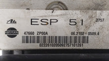 2005-2008 Nissan Pathfinder ABS Pump Control Module Replacement P/N:47660 ZP00A Fits 2005 2006 2007 2008 OEM Used Auto Parts - Oemusedautoparts1.com