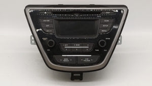 2014-2016 Hyundai Elantra Radio AM FM Cd Player Receiver Replacement P/N:961703X156GU 96170-3X156GU Fits 2014 2015 2016 OEM Used Auto Parts - Oemusedautoparts1.com