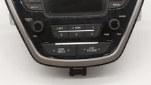 2014-2016 Hyundai Elantra Radio AM FM Cd Player Receiver Replacement P/N:961703X156GU 96170-3X156GU Fits 2014 2015 2016 OEM Used Auto Parts - Oemusedautoparts1.com