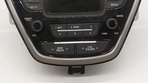 2014-2016 Hyundai Elantra Radio AM FM Cd Player Receiver Replacement P/N:961703X156GU 96170-3X156GU Fits 2014 2015 2016 OEM Used Auto Parts - Oemusedautoparts1.com