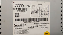 2010-2012 Audi A4 Quattro Radio AM FM Cd Player Receiver Replacement P/N:8T1 035 186 R 4G0035082C Fits OEM Used Auto Parts - Oemusedautoparts1.com