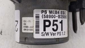 2014-2015 Kia Soul ABS Pump Control Module Replacement P/N:58900-B2506 58929-B2506 Fits 2014 2015 OEM Used Auto Parts - Oemusedautoparts1.com