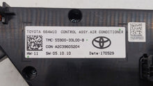 2018 Toyota Camry Climate Control Module Temperature AC/Heater Replacement P/N:55900-33L00-B Fits OEM Used Auto Parts - Oemusedautoparts1.com