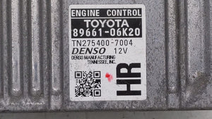 2012-2014 Toyota Camry PCM Engine Computer ECU ECM PCU OEM P/N:89661-06K20 89661-06K21 Fits 2012 2013 2014 OEM Used Auto Parts
