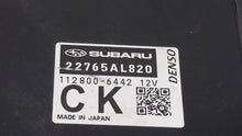 2019 Subaru Forester PCM Engine Computer ECU ECM PCU OEM P/N:2265AL820 22765AN460 Fits OEM Used Auto Parts
