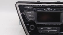 2014-2016 Hyundai Elantra Radio AM FM Cd Player Receiver Replacement P/N:961703X156GU 96170-3X156GU Fits 2014 2015 2016 OEM Used Auto Parts - Oemusedautoparts1.com