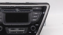 2014-2016 Hyundai Elantra Radio AM FM Cd Player Receiver Replacement P/N:961703X156GU 96170-3X156GU Fits 2014 2015 2016 OEM Used Auto Parts - Oemusedautoparts1.com