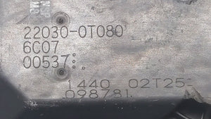 2011-2018 Toyota Corolla Throttle Body P/N:22030-0T080 Fits 2011 2012 2013 2014 2015 2016 2017 2018 OEM Used Auto Parts