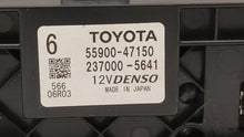 2014 Toyota Prius V Climate Control Module Temperature AC/Heater Replacement P/N:55900-47150 Fits OEM Used Auto Parts