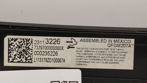 2014 Chevrolet Impala Climate Control Module Temperature AC/Heater Replacement P/N:23113226 Fits OEM Used Auto Parts - Oemusedautoparts1.com