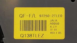 2014-2015 Kia Optima Climate Control Module Temperature AC/Heater Replacement P/N:97250-2TLE0 Fits 2014 2015 OEM Used Auto Parts - Oemusedautoparts1.com