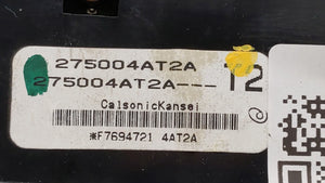 2015-2017 Nissan Sentra Climate Control Module Temperature AC/Heater Replacement P/N:275004AF2B 275004AT2A Fits 2015 2016 2017 OEM Used Auto Parts - Oemusedautoparts1.com