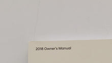 2018 Hyundai Sonata Owners Manual Book Guide OEM Used Auto Parts