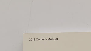 2018 Hyundai Sonata Owners Manual Book Guide OEM Used Auto Parts