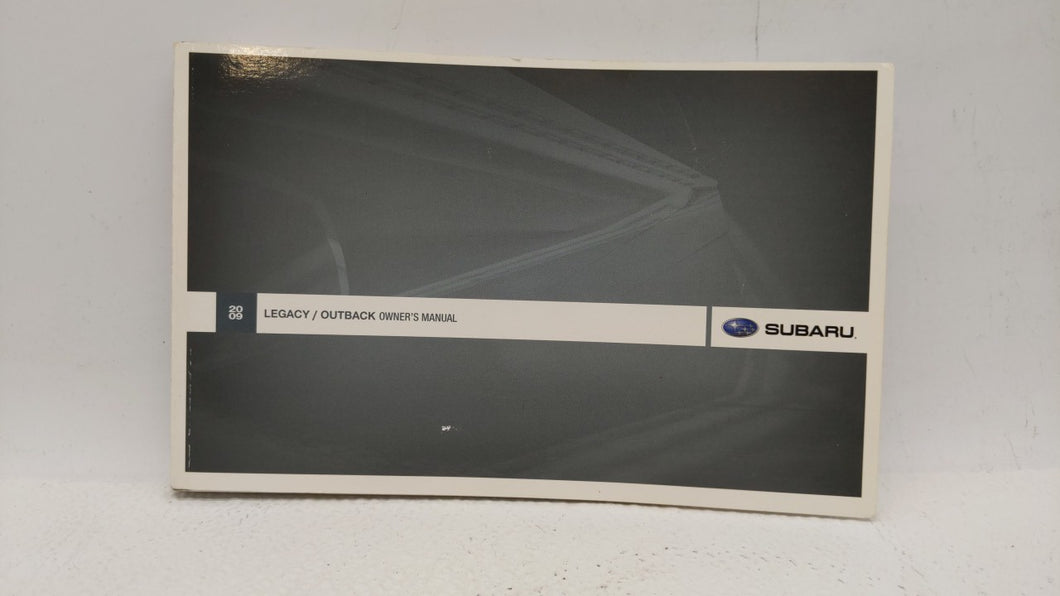 2009 Subaru Legacy Owners Manual Book Guide OEM Used Auto Parts