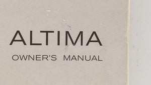 2010 Nissan Altima Owners Manual Book Guide OEM Used Auto Parts