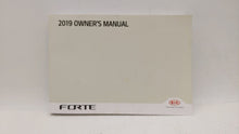 2019 Kia Forte Owners Manual Book Guide OEM Used Auto Parts