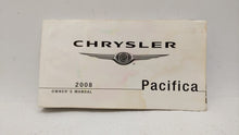 2008 Chrysler Pacifica Owners Manual Book Guide OEM Used Auto Parts - Oemusedautoparts1.com