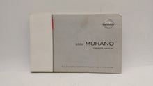 2006 Nissan Murano Owners Manual Book Guide OEM Used Auto Parts