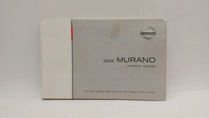 2006 Nissan Murano Owners Manual Book Guide OEM Used Auto Parts