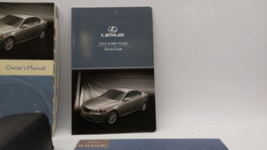 2006 Lexus Is350 Owners Manual Book Guide OEM Used Auto Parts