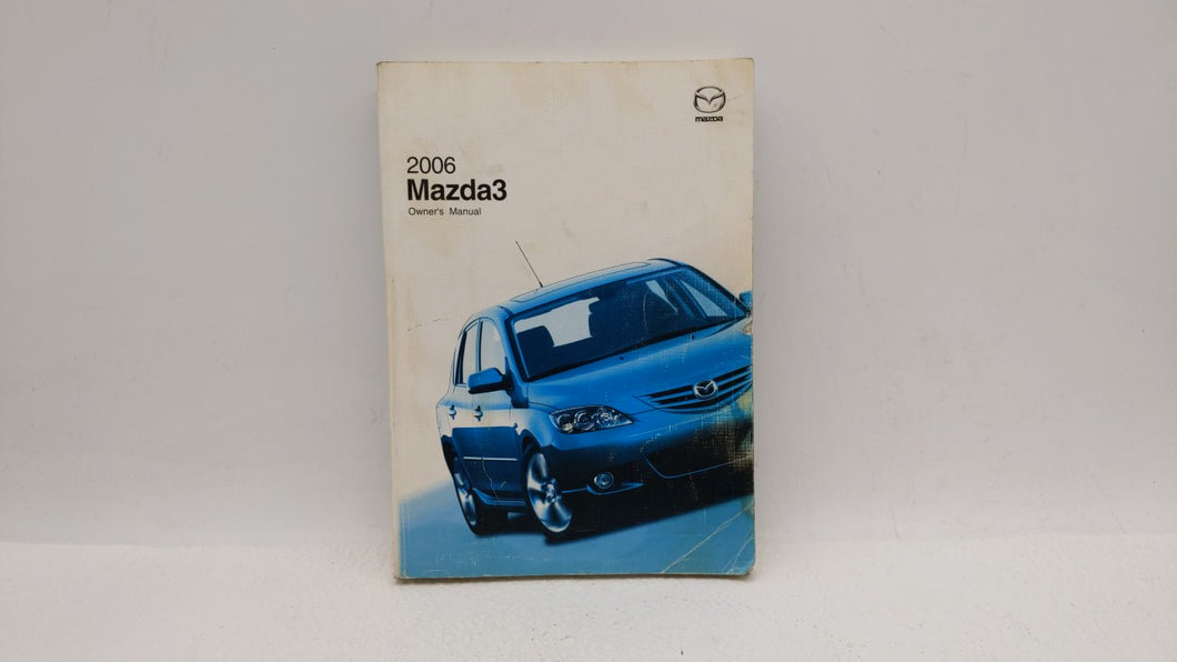 2006 Mazda 3 Owners Manual Book Guide OEM Used Auto Parts