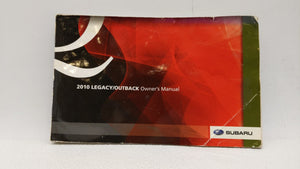 2010 Subaru Legacy Owners Manual Book Guide OEM Used Auto Parts