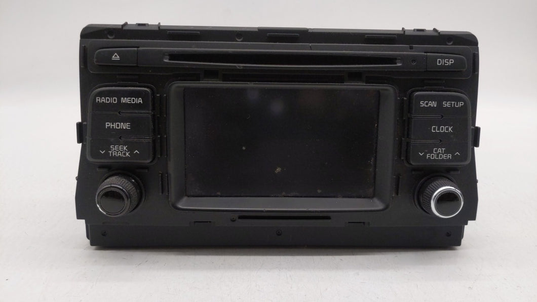 2017-2018 Kia Optima Radio AM FM Cd Player Receiver Replacement P/N:96180-A8150WK Fits 2017 2018 OEM Used Auto Parts - Oemusedautoparts1.com