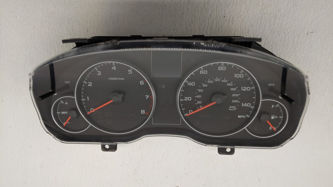 2013-2014 Subaru Legacy Instrument Cluster Speedometer Gauges P/N:85004AJ01A Fits 2013 2014 OEM Used Auto Parts - Oemusedautoparts1.com