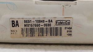 2009 Ford Fusion Instrument Cluster Speedometer Gauges P/N:9E51-10849-BA Fits OEM Used Auto Parts - Oemusedautoparts1.com