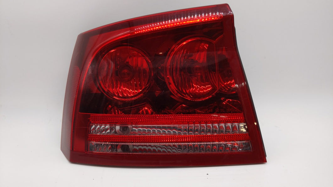 2006-2008 Dodge Charger Tail Light Assembly Driver Left OEM P/N:04805849AD 04805849AB Fits 2006 2007 2008 OEM Used Auto Parts - Oemusedautoparts1.com