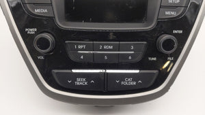 2014-2016 Hyundai Elantra Radio AM FM Cd Player Receiver Replacement P/N:96170-3X156GU Fits 2014 2015 2016 OEM Used Auto Parts - Oemusedautoparts1.com