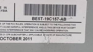 2010-2012 Ford Fusion Radio AM FM Cd Player Receiver Replacement P/N:BE5T-19C157-AB BE5T-19C157-AA Fits 2010 2011 2012 OEM Used Auto Parts - Oemusedautoparts1.com