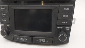 2014-2015 Hyundai Sonata Radio AM FM Cd Player Receiver Replacement P/N:96180-3Q8504X 96180-3Q8004X Fits 2014 2015 OEM Used Auto Parts