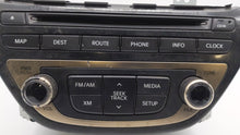 2013-2015 Hyundai Genesis Radio AM FM Cd Player Receiver Replacement P/N:96560-2M770YHG 965602M770YHG Fits 2013 2014 2015 OEM Used Auto Parts - Oemusedautoparts1.com