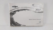 2017 Chevrolet Malibu Owners Manual Book Guide OEM Used Auto Parts