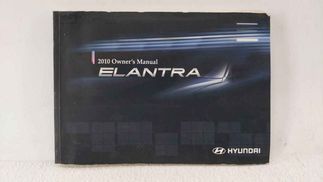 2010 Hyundai Elantra Owners Manual Book Guide OEM Used Auto Parts