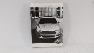 2016 Ford Fusion Owners Manual Book Guide OEM Used Auto Parts