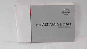 2016 Nissan Altima Owners Manual Book Guide OEM Used Auto Parts