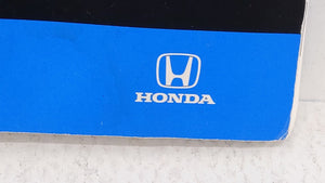 2005 Honda Civic Owners Manual Book Guide OEM Used Auto Parts