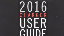 2016 Dodge Charger Owners Manual Book Guide OEM Used Auto Parts